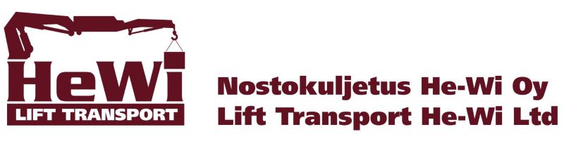 HeWi Nostokuljetus Lift Transport logo.
